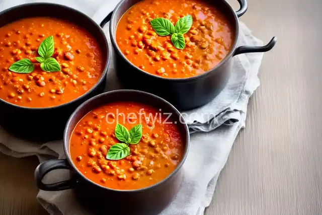 Pantry Recipes: Curried Tomato Lentil Soup