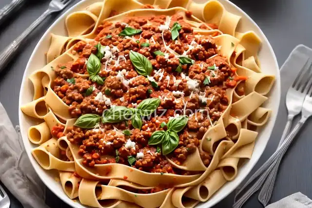 Pappardelle Bolognese