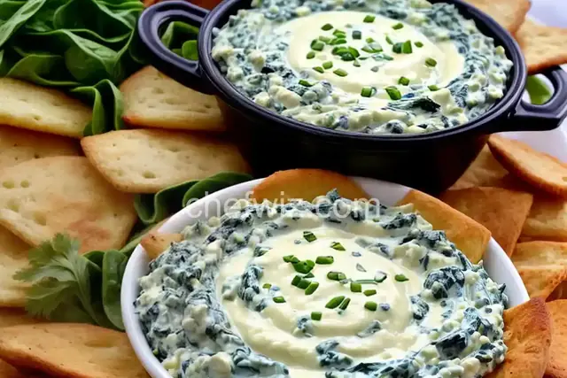 Party Food Ideas: Spinach Artichoke Dip