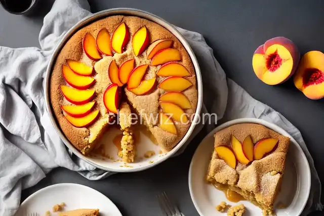 Peach Dump Cake