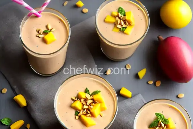 Peanut Butter Mango Smoothie