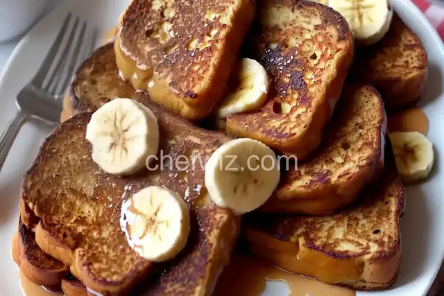 Peanut Butter and Banana French Toast