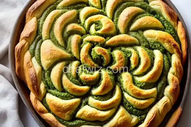 Pesto Puff Pastry Pinwheel