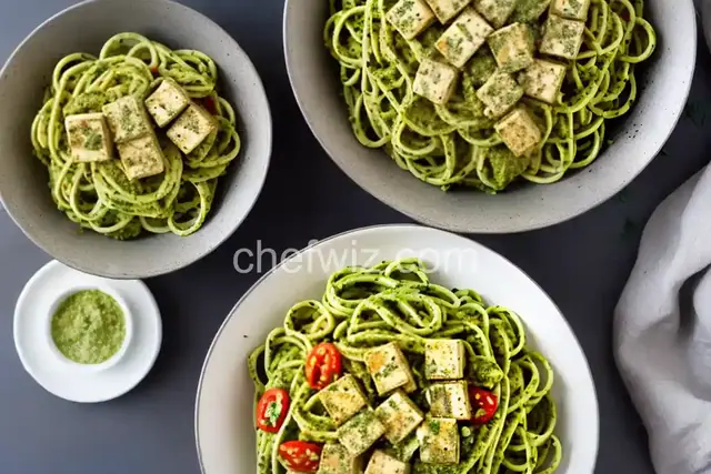 Pesto Tofu Pasta
