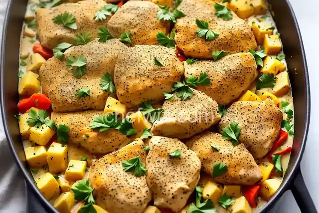 Poppy Seed Chicken Casserole