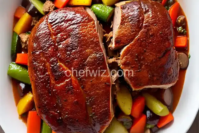 Pork Butt Roast with Vegetables