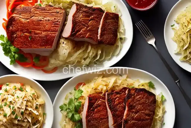 Pork Roast and Sauerkraut