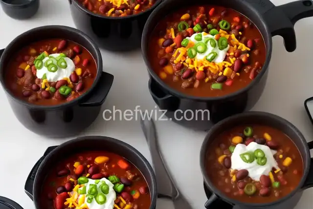 Pressure Cooker Chili