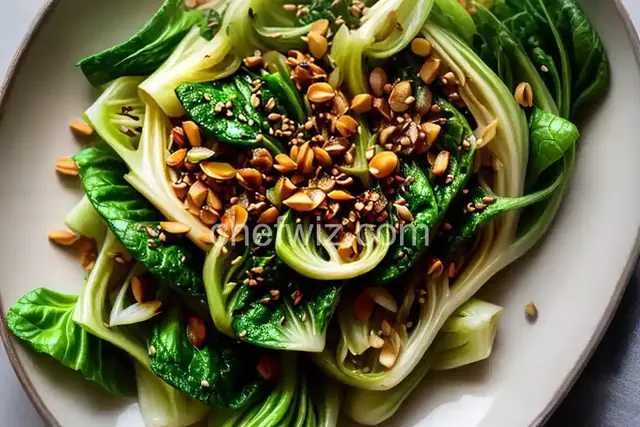 Quick Baby Bok Choy with Garlic