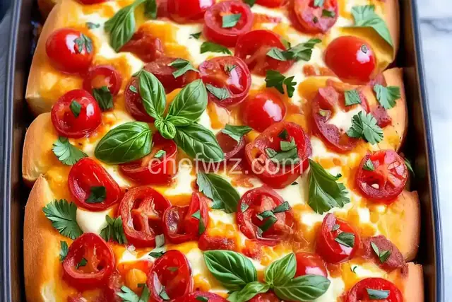 Quick Bruschetta Chicken Bake