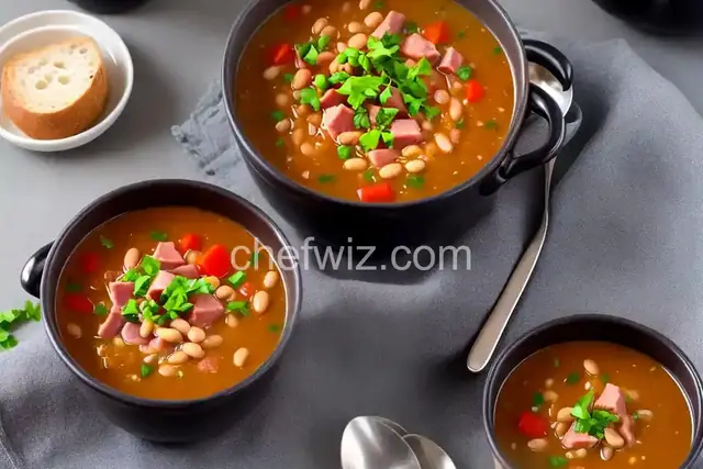 Quick Ham and Bean Soup