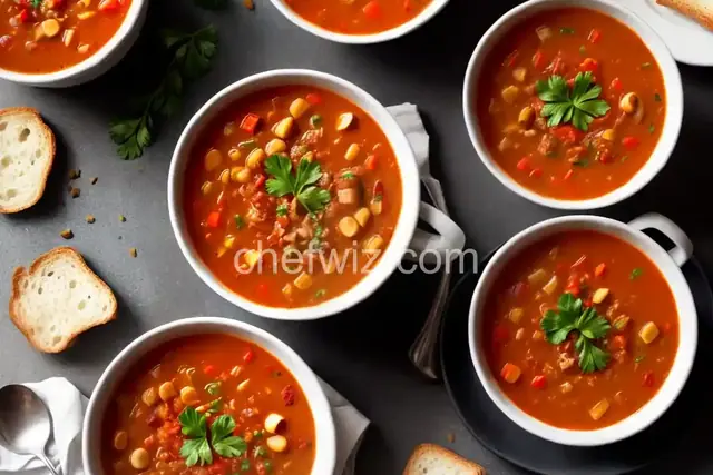 Quick Manhattan Clam Chowder
