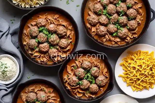Quick Meatball Stroganoff