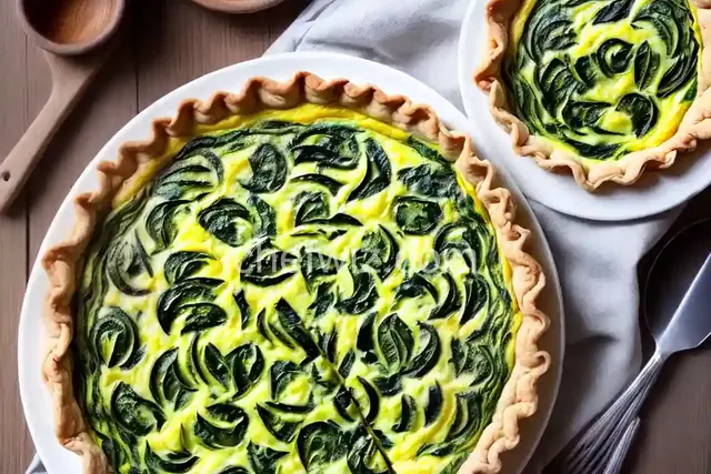 Quick Spinach Quiche