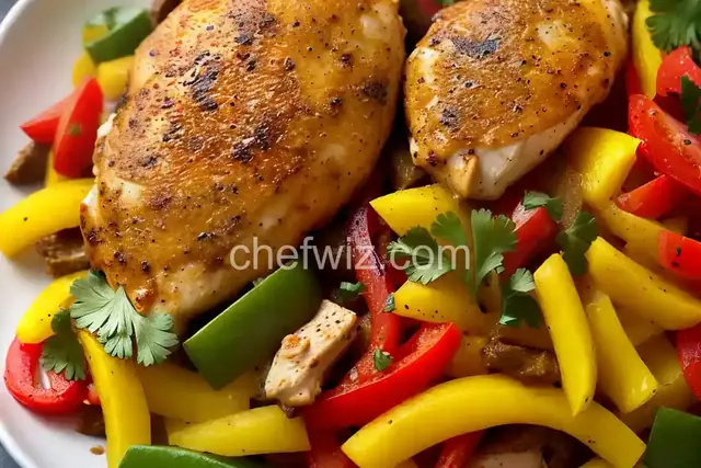 Quick and Easy Baked Chicken Fajitas