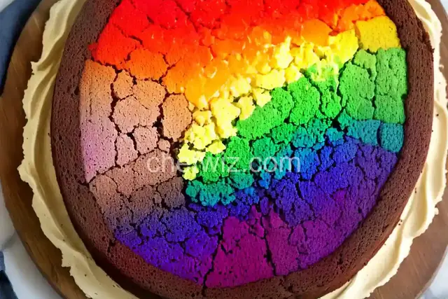 Rainbow Sheet Cake