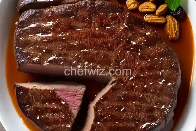 Raisin Whiskey Steak