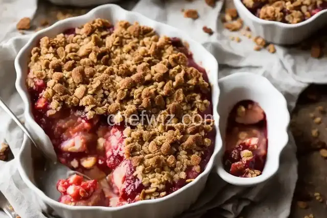 Rhubarb Crisp