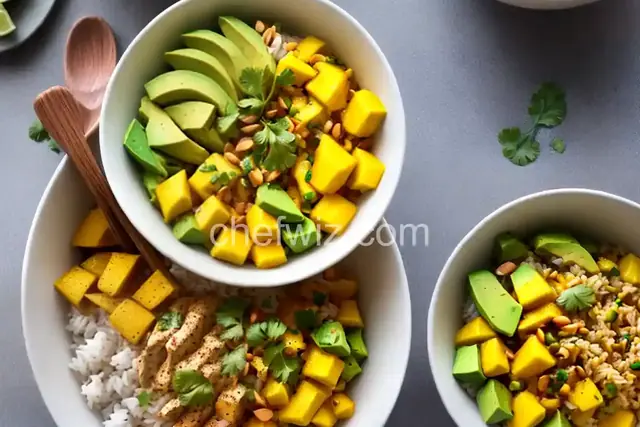 Rice Bowl Recipes: Mango Avocado Rice Bowl