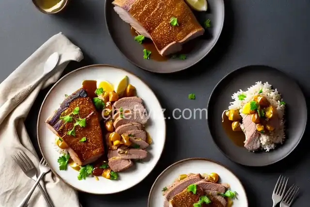 Roast Pork with Maple and Mustard Glaze