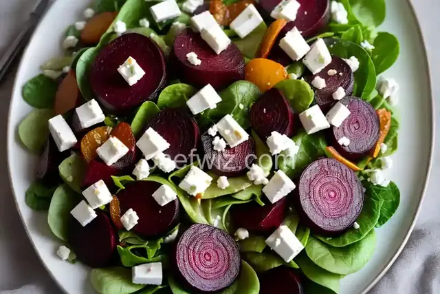 Roasted Beet Salad with Feta