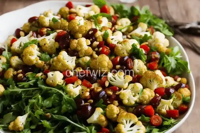 Roasted Cauliflower Salad