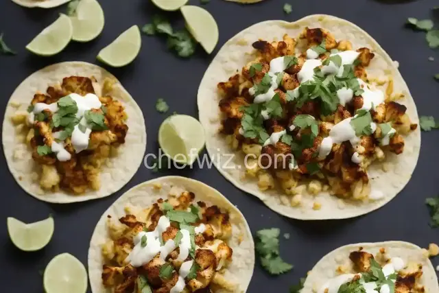 Roasted Cauliflower Tacos