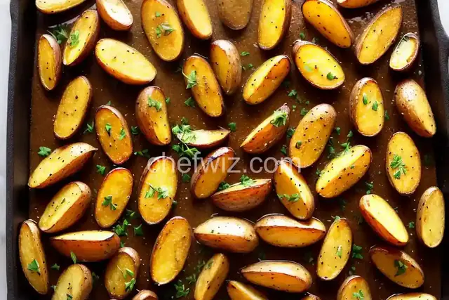 Roasted Garlic-Parmesan Fingerling Potatoes