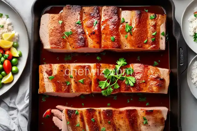 Roasted Loin of Pork with Pan Gravy