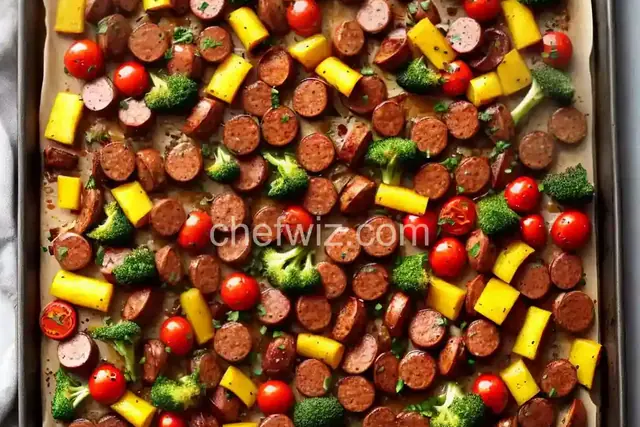 Roasted Sausage and Vegetables Sheet Pan Dinner