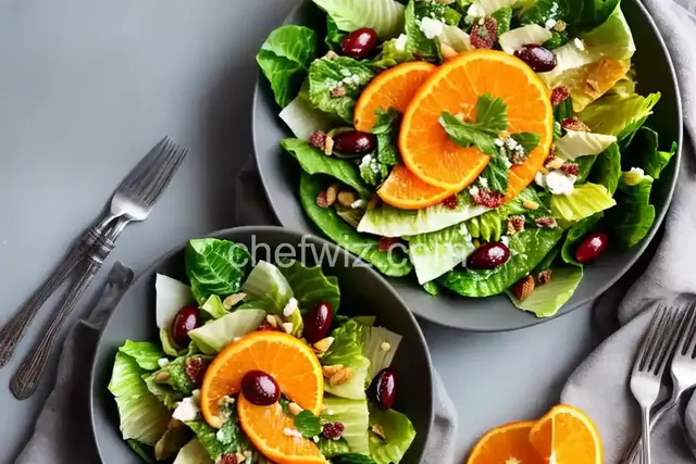 Romaine Salad with Orange and Olives