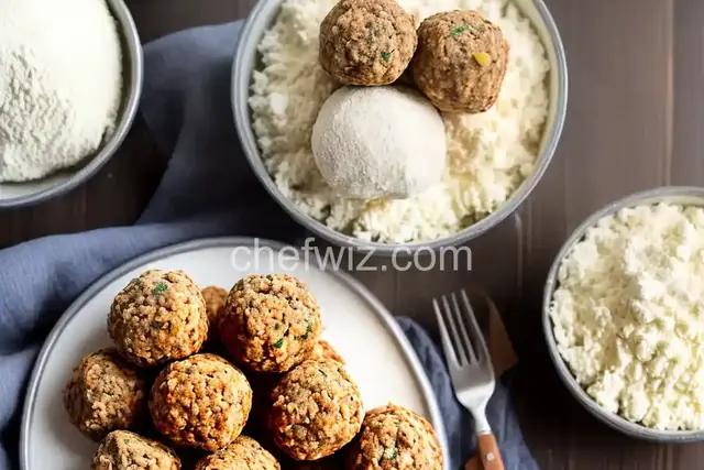 Sausage Balls with Flour