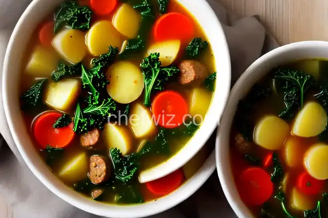 Sausage, Potato and Kale Soup