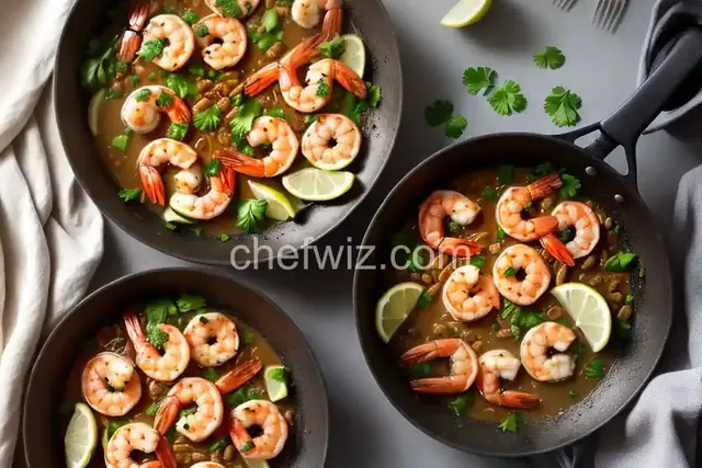 Sauteed Shrimp with Garlic, Lemon, and White Wine