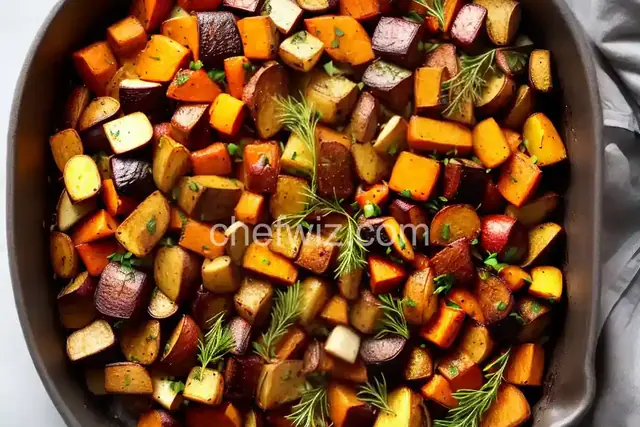 Savory Roasted Root Vegetables