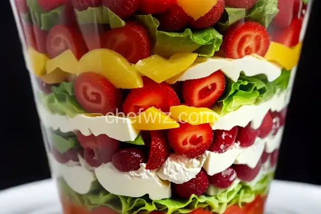 Seven Layer Gelatin Salad