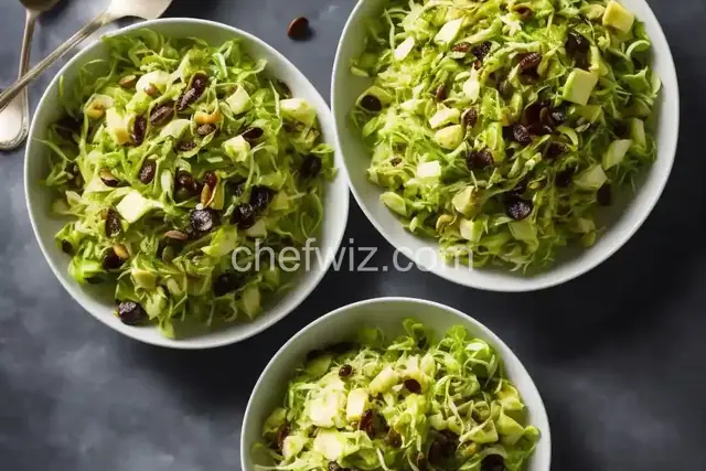 Shaved Brussels Sprout Salad