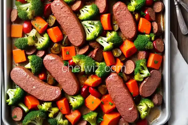 Sheet Pan Dinner with Sausage and Vegetables