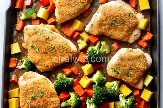 Sheet Pan Parmesan Chicken and Veggies
