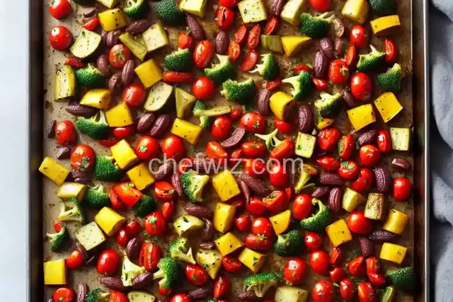Sheet Pan Roasted Mediterranean Vegetables
