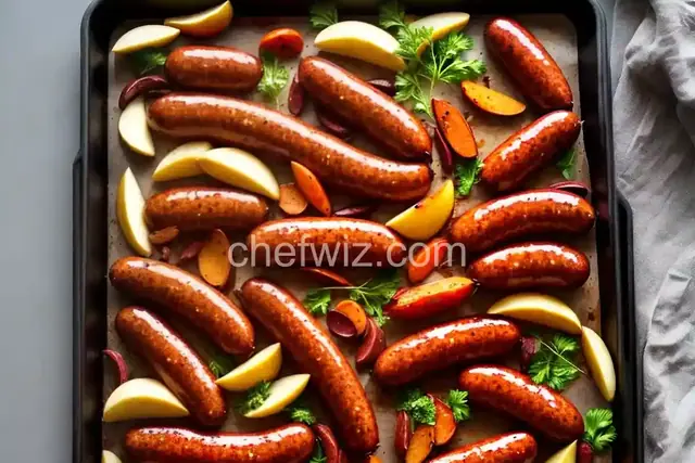 Sheet Pan Smoked Sausage, Apple, and Root Veggie Dinner
