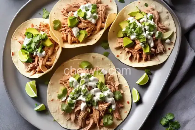 Shredded Chicken Tacos