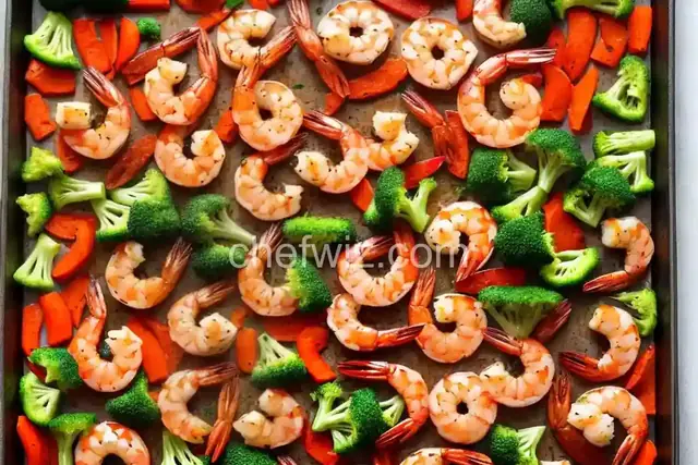 Shrimp and Vegetable Sheet Pan Dinner