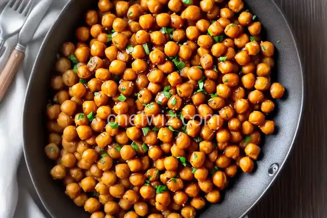 Simple Roasted Chickpea Snack