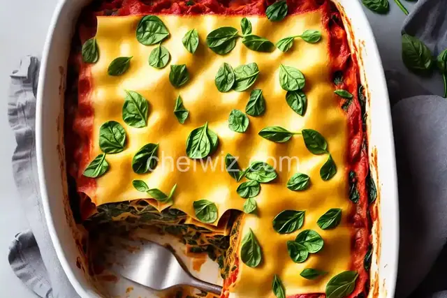 Simple Spinach Lasagna