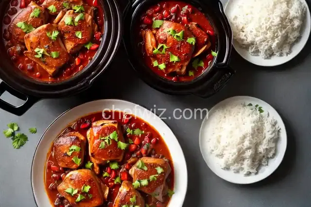 Slow Cooker BBQ Chicken Thighs