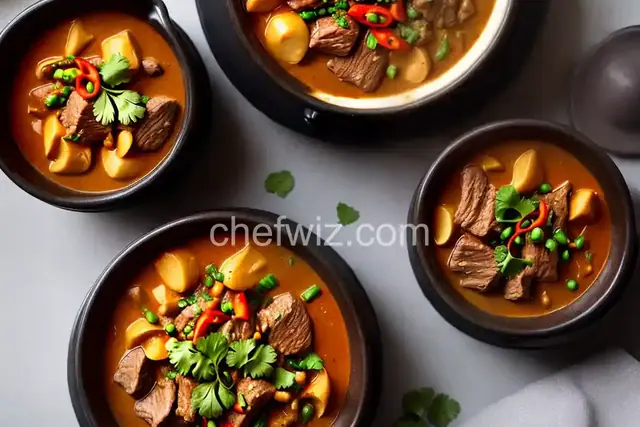 Slow Cooker Beef Massaman Curry