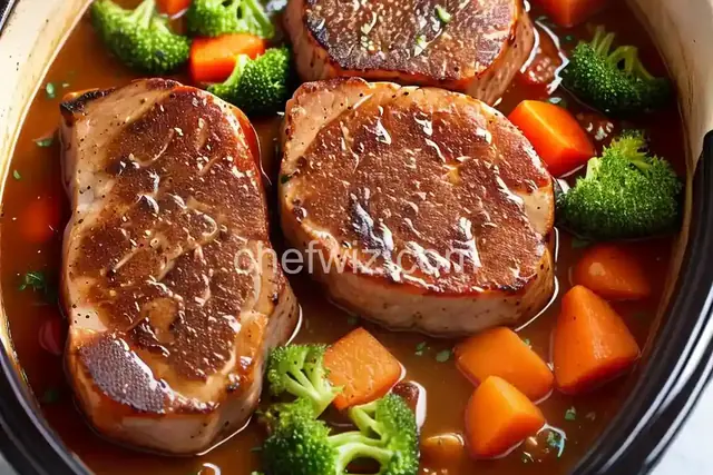 Slow Cooker Boneless Pork Chops