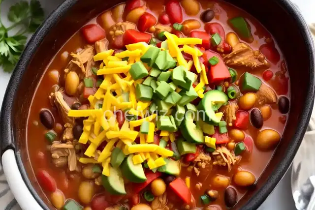 Slow Cooker Chicken Chili