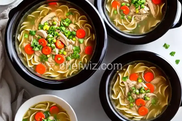 Slow Cooker Chicken Noodle Soup